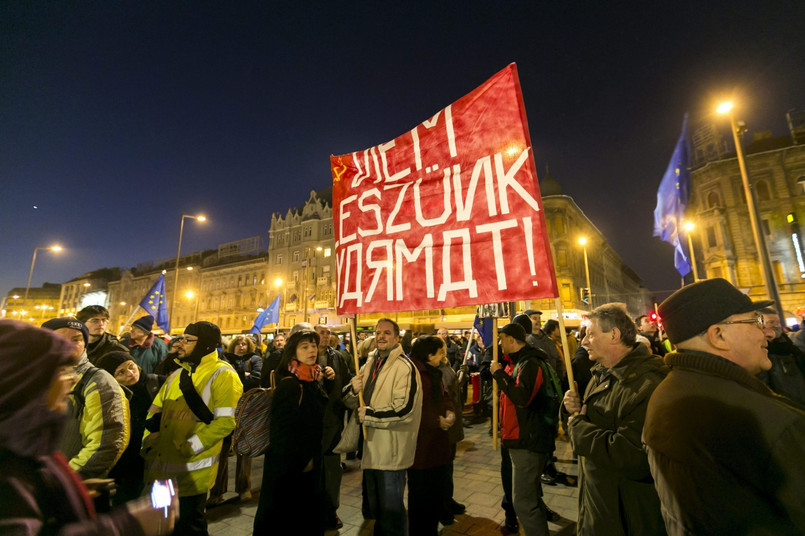 Protesty w Budapeszcie przeciwko przyjazdowi Władimira Putina na Węgry