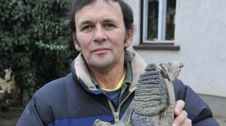Mamutcsontot találtak a Tiszában