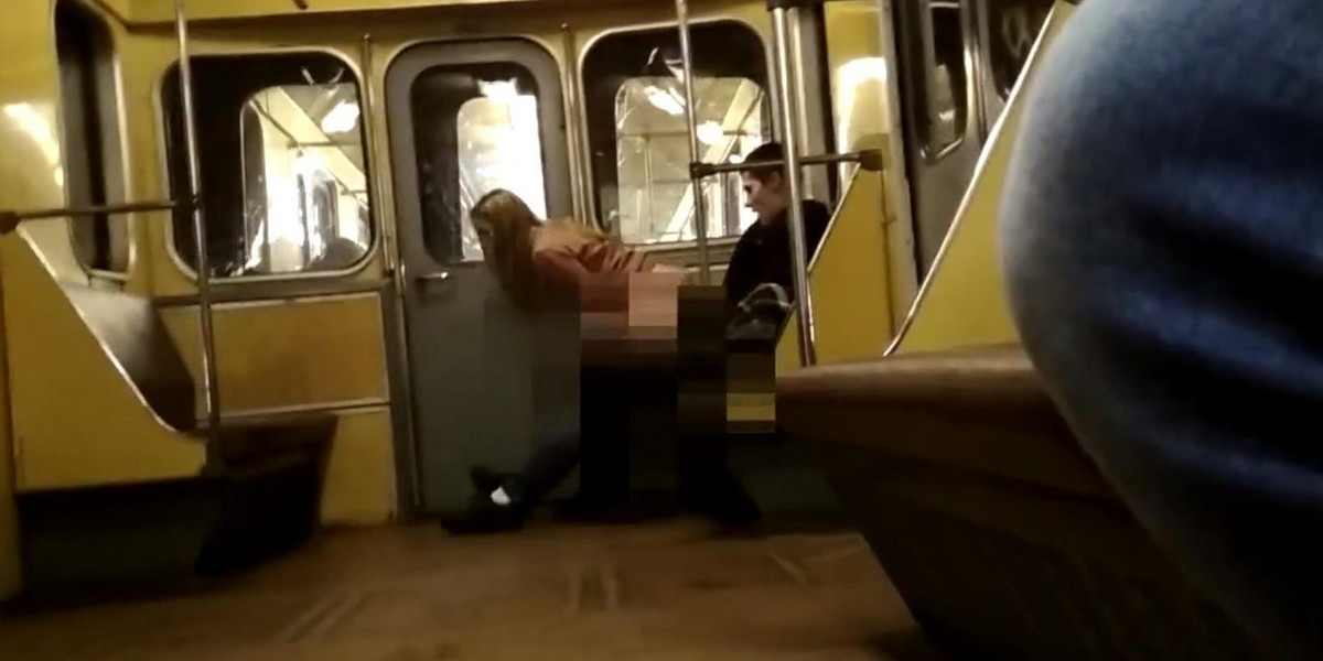 Wyrok za seks w metrze