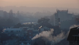 Zagađenje vazduha, smog, ilustracija