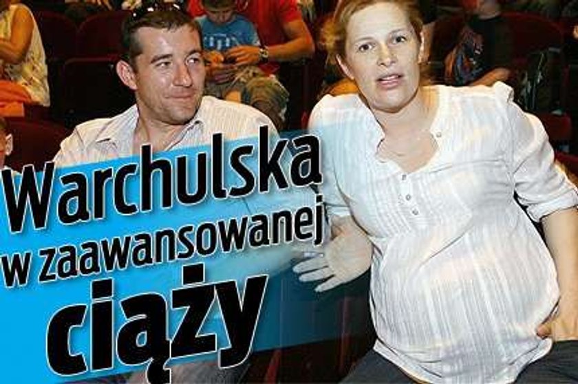 Warchulska w zaawansowanej ciąży