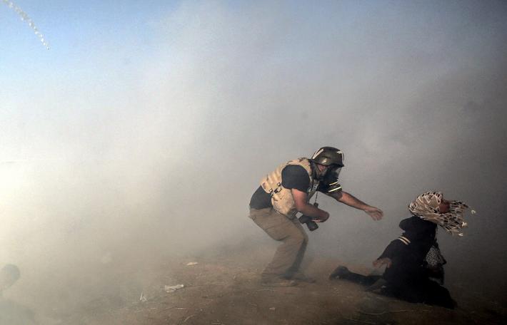 Clashes at Gaza-Israeli border