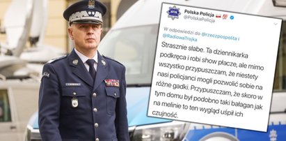 Co za nieudolność policji! Tym razem trafiło na dziennikarkę. Konieczne były przeprosiny