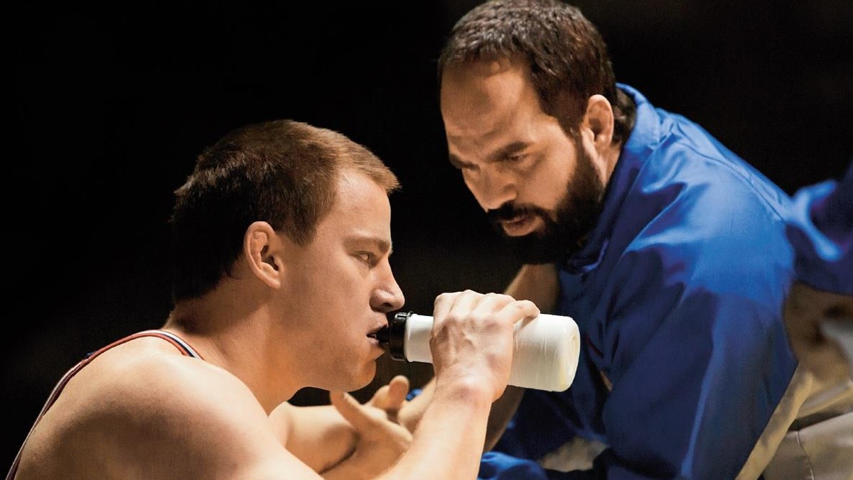 kadr z filmu Foxcatcher, reż. Bennett Miller