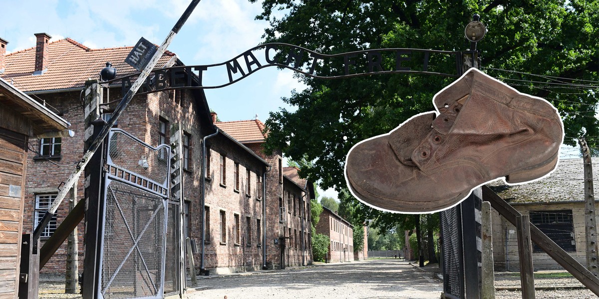 Odkrycie w muzeum Auschwitz. 