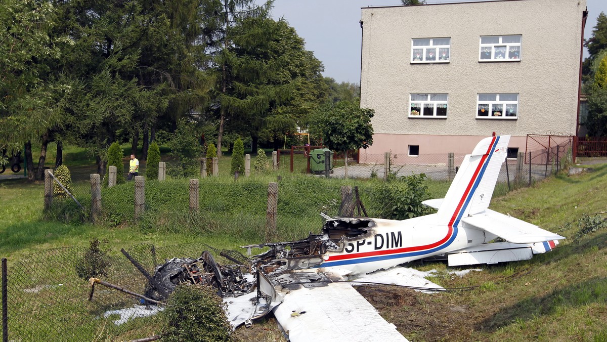 Awionetka rozbiła się obok przedszkola