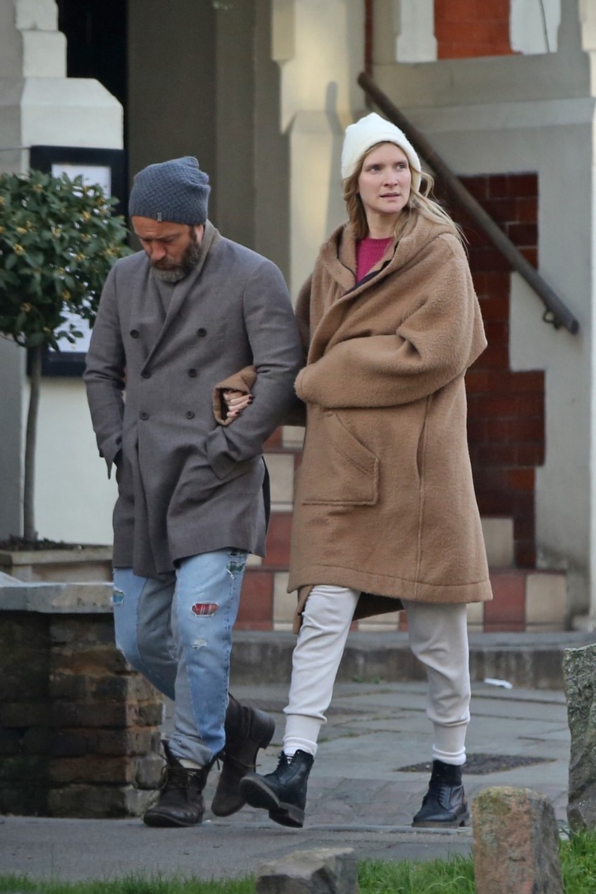 Džud Lou sa Filipom, sadašnjom suprugom