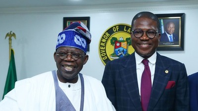 Bola Tinubu and Hakeem Muri Okunola [The Cable]