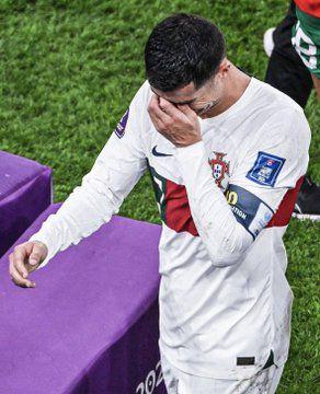 Ronaldo was in tears after what could be his final game for Portugal