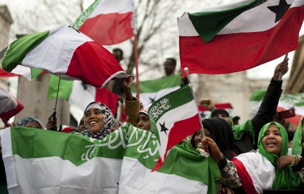 Somalilanders celebrate their countries independence day at past date 