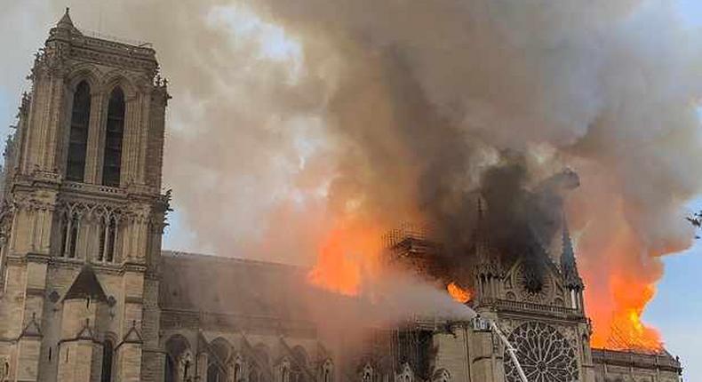 Notre Dame, the University, knows what it's like to be devastated by fire