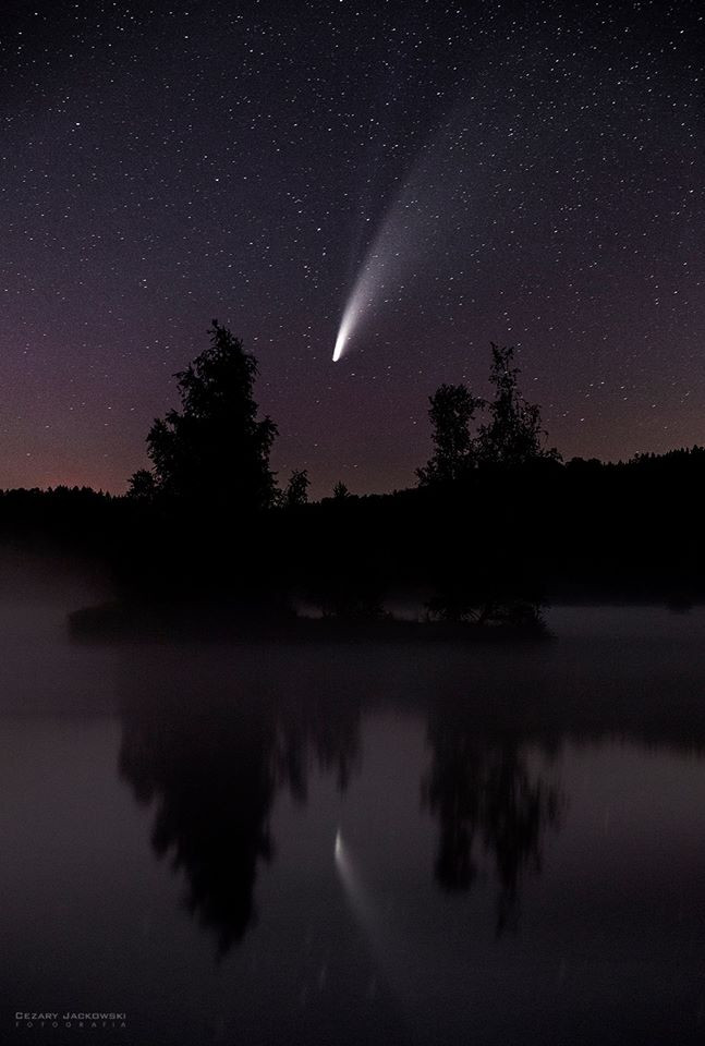 Kometa NEOWISE nad Polską