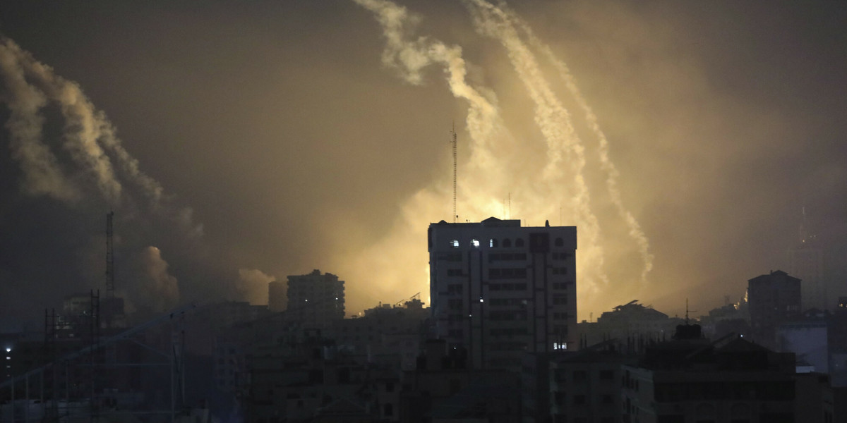 Ataki na Strefę Gazy w nocy z 27 na 28 października.