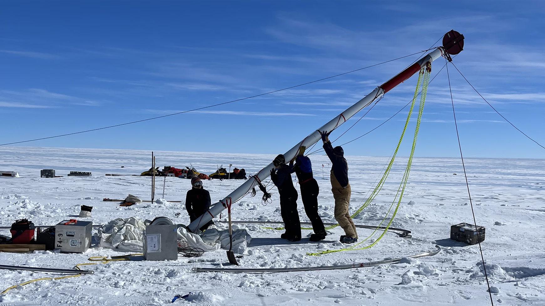 Tím COLDEX nasadil vrtáky Foro na zber vzoriek ľadu v Antarktíde
