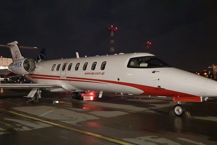 Pierwszy Learjet dla Lotniczego Pogotowia Ratunkowego wylądował w Polsce