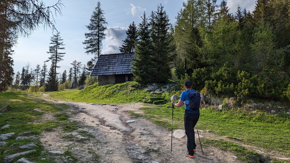 Początek letniego szlaku na Skrajne Solisko, Tatry Słowackie.