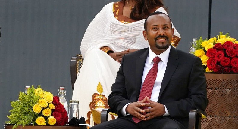 ADDIS ABABA, ETHIOPIA - OCTOBER 04: Prime Minister Abiy Ahmed attends an inaugural celebration after Amhed was sworn in for a second five year term as Prime Minister of Ethiopia on October 04, 2021 in Addis Ababa, Ethiopia.  (Photo by Jemal Countess/Getty Images)