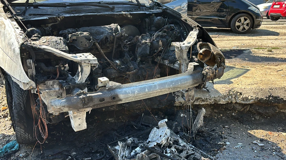 Zapaljen automobil u Rakovici