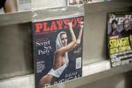 Cover-up for Playboy magazine