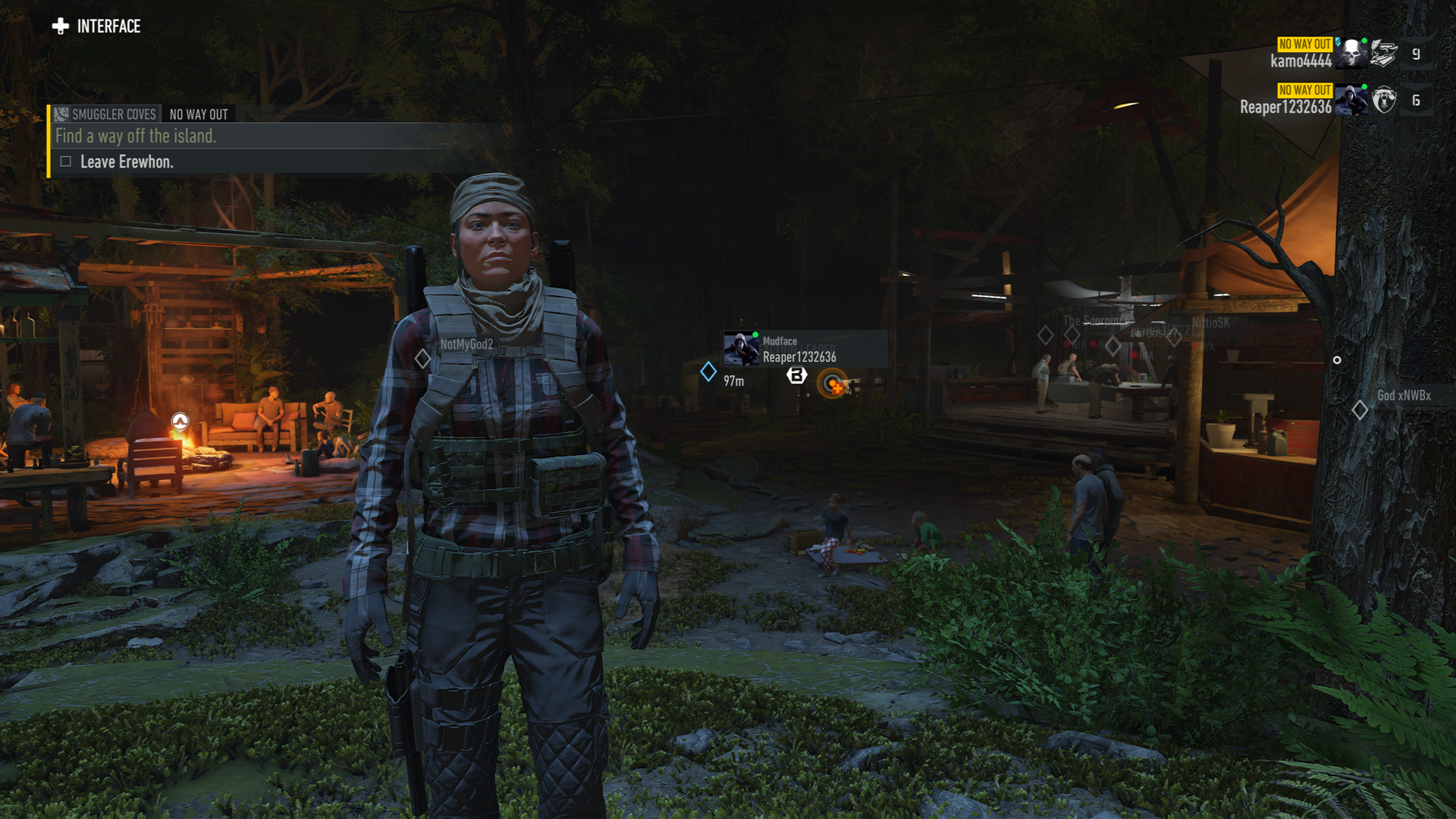 Hra disponuje lobby, kde môžete stretnúť hráčov v kooperačnom režime.