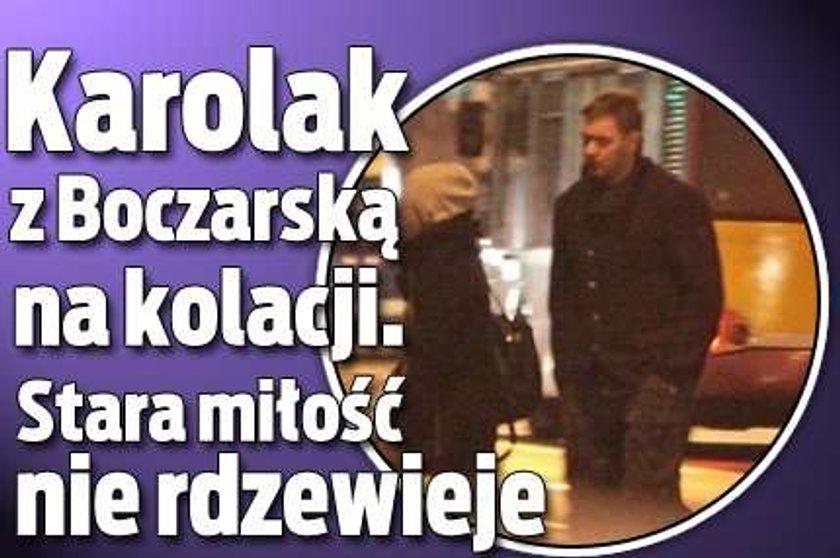 Karolak z Boczarską na kolacji. Stara miłość nie rdzewieje