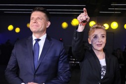 Ryszard Petru i Joanna Scheuring-Wielgus