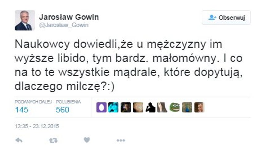 Gowin tłumaczy dlaczego milczy!