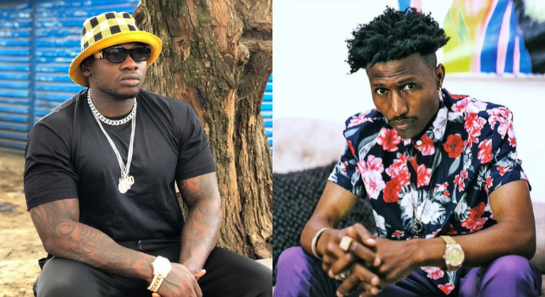 Rapper Octopizzo and Khaligraph Jones 