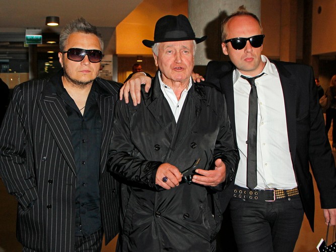 Jan Nowicki w towarzystwie kumpli z T.Love