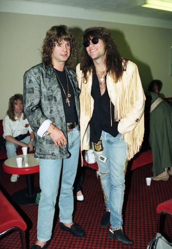 Jon Bon Jovi i Ozzy Osbourne w 1989 roku