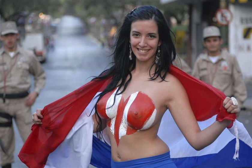 Gorące fanki reprezentacji Paragwaju