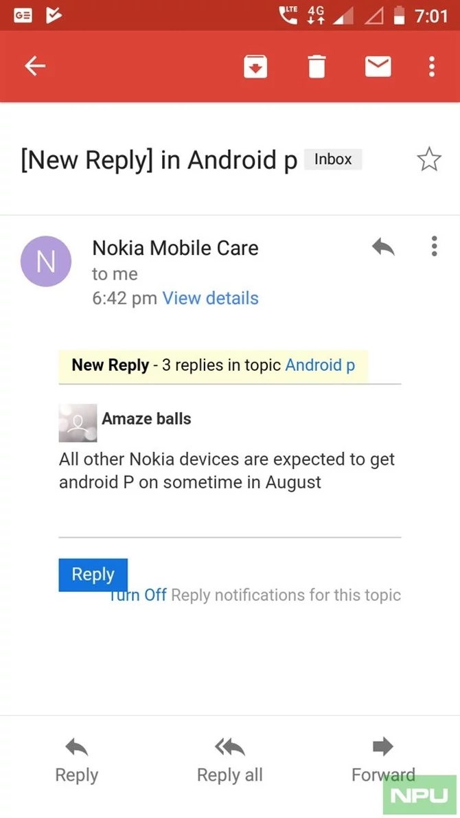 Smartfony Nokia mają dostać system Android P w sierpniu