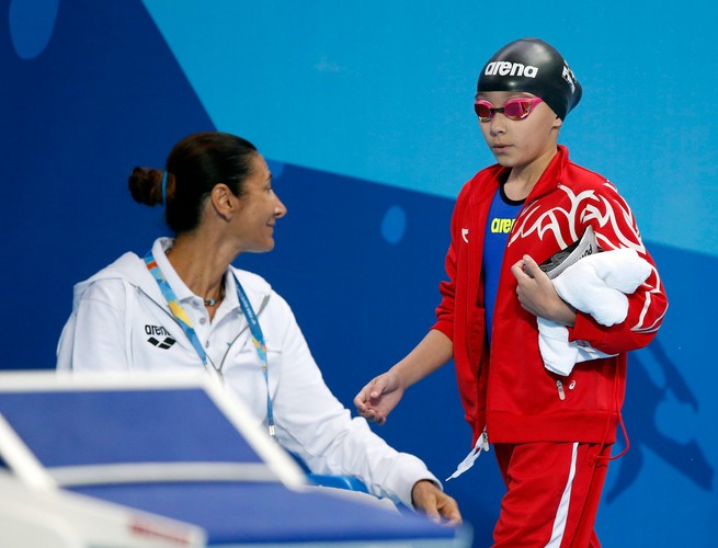 Alzain Tareq ma zaledwie 10 lat, a już wystartowała w MŚ w pływaniu