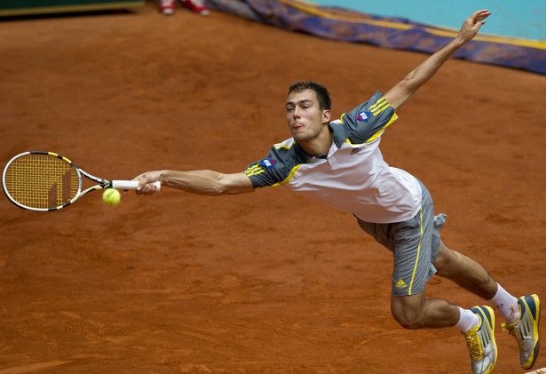 Janowicz w drugiej rundzie turnieju w Rzymie zmierzy się Tsongą