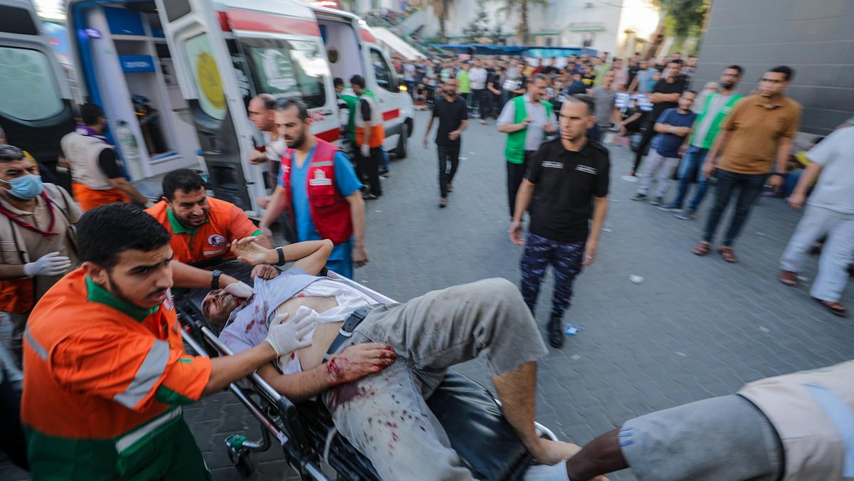 Atak na szpital Al-Ahli.