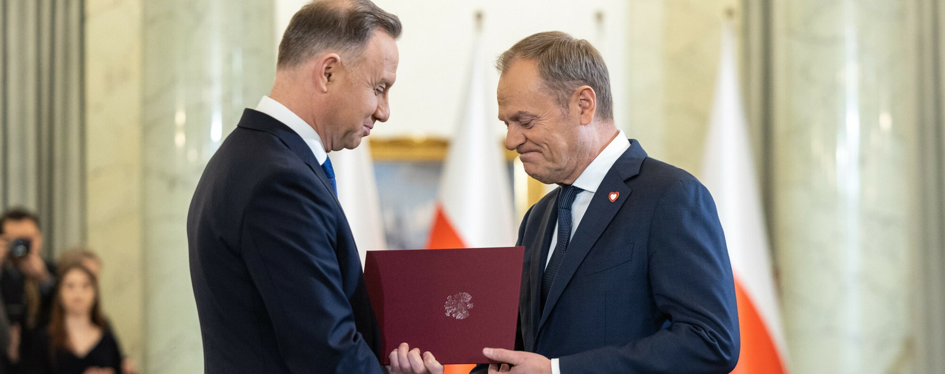 Prezydent RP Andrzej Duda i premier Donald Tusk