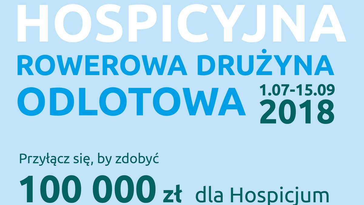 Hospicjum św. Ojca Pio w Pszczynie ─ jako jedyna organizacja społeczna z województwa śląskiego ─ zakwalifikowało się do drugiego etapu konkursu rowerowego "OdLOTTOwa jazda" organizowanego przez Fundację Lotto. Do wygrania jest 100 tys. zł na cel społeczny. Hospicjum zwraca się do wszystkich rowerzystów na Górnym Śląsku o pomoc w osiągnięciu celu ─ wspólnym przejechaniu kilku milionów kilometrów.