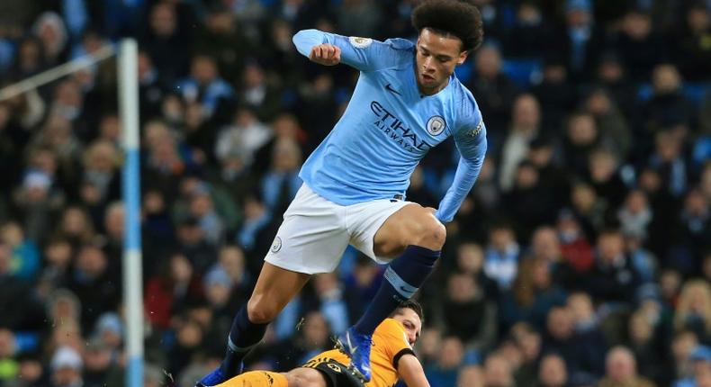 Manchester City's Leroy Sane has been set a Ryan Giggs target by boss Pep Guardiola