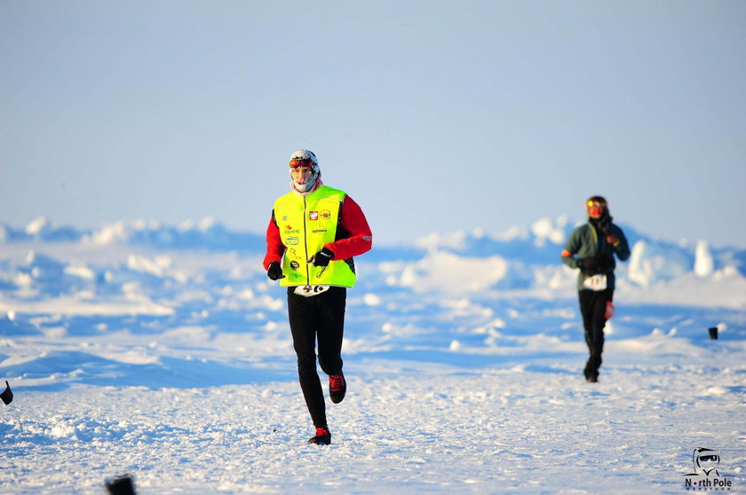 Polak wygrał maraton na biegunie północnym