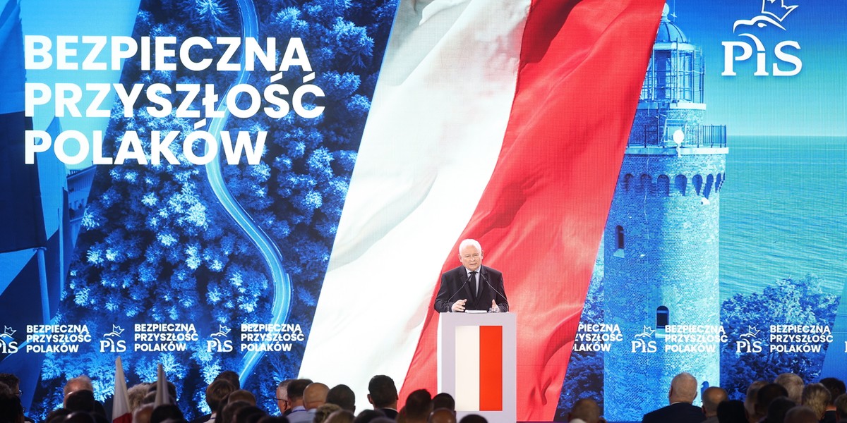 Prezes PiS Jarosław Kaczyński.