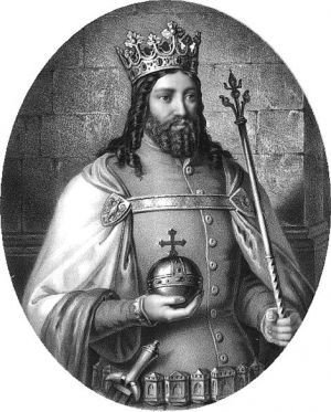 Kazimierz Wielki (aut. Aleksander Lesser, domena publiczna).