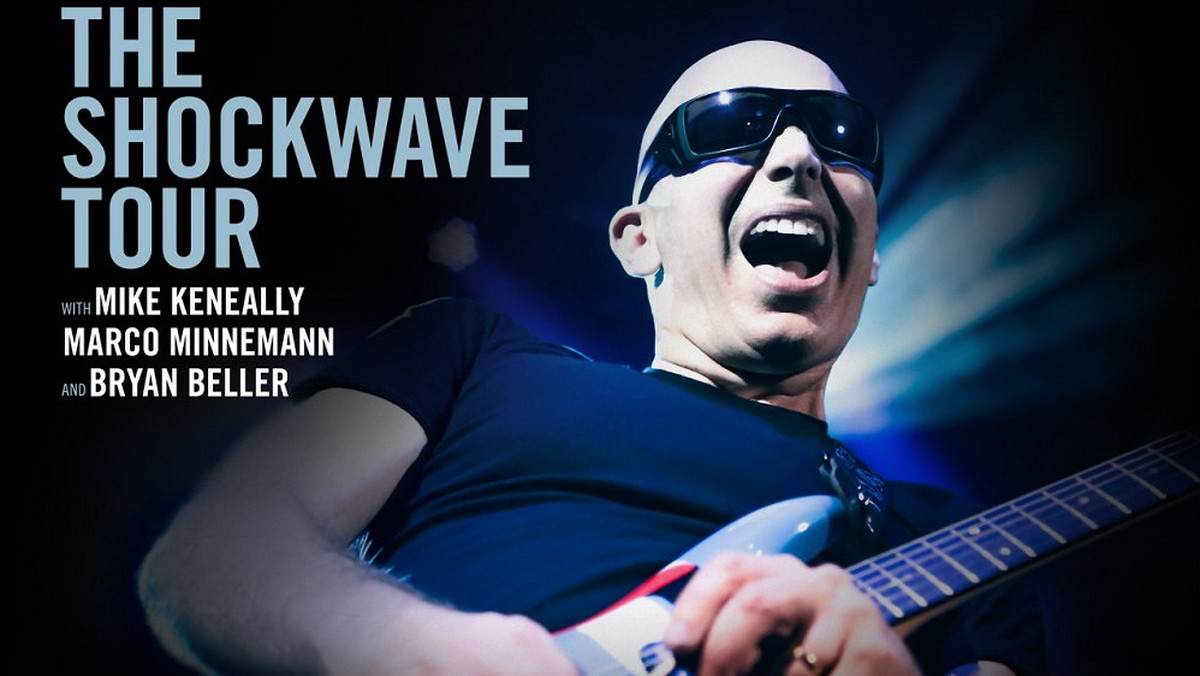 Joe Satriani 18 października na warszawskim Torwarze. Legendarny gitarzysta przygotował właśnie specjalne modele gitar w związku z 25-leciem współpracy muzyka i kultowej firmy Ibanez.