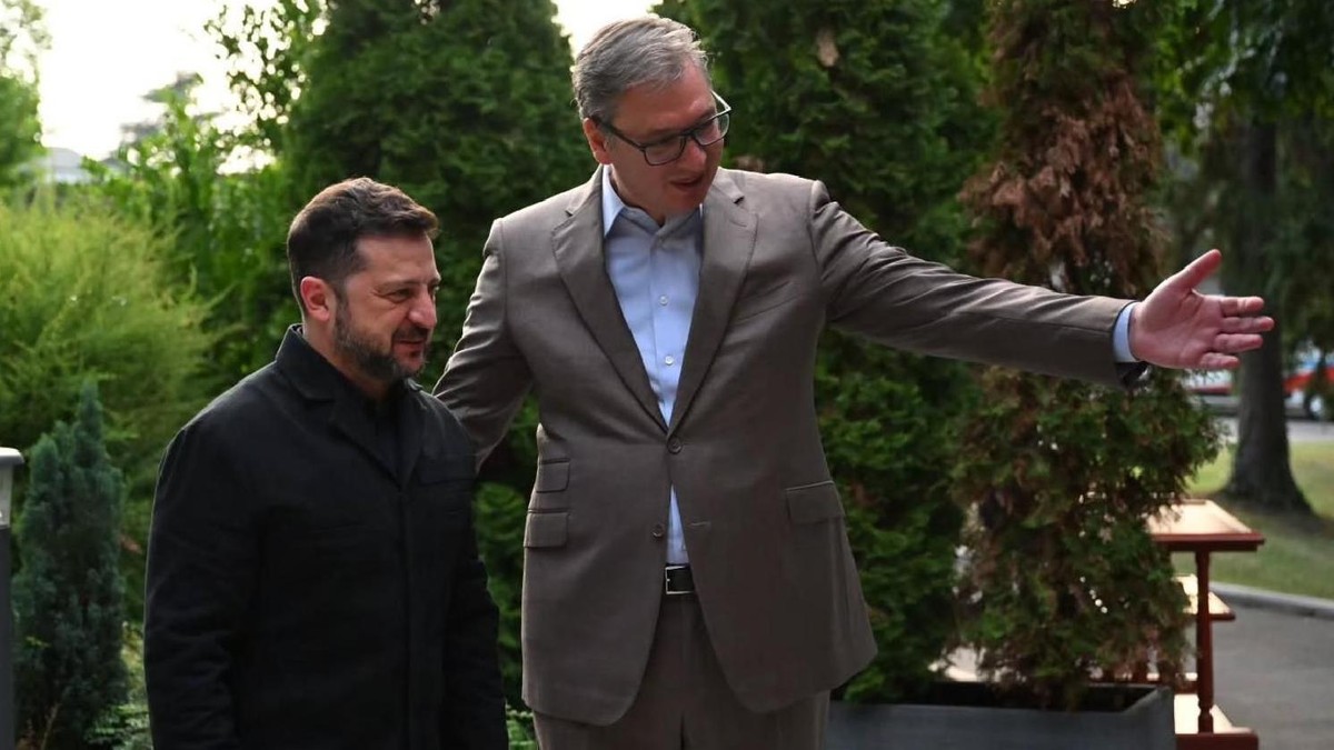 Vladimir Zelenski i Aleksandar Vučić na svečanoj večeri u Beogradu | Foto: FoNet/Instagram predsednika Srbije