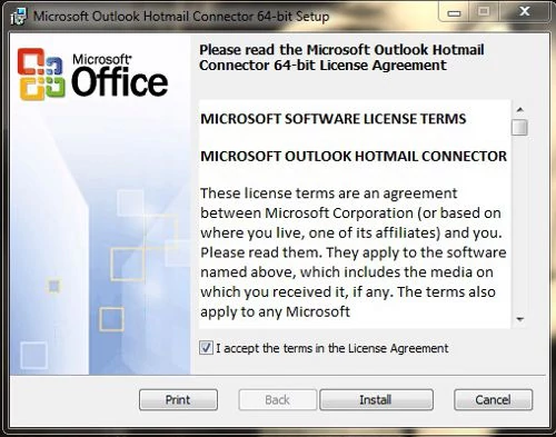 Outlook Hotmail Connector 14 jest pierwszą edycją narzędzia udostępnioną w wersji 64-bitowej.