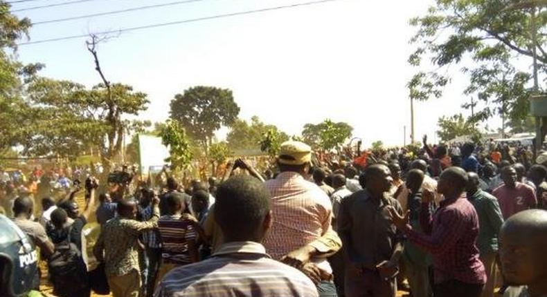 Scenes in Busia County soon after the ODM Primaries results were announced.