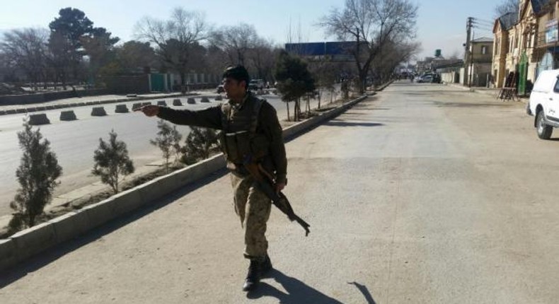 Suicide bomber strikes outside police office in Afghan capital