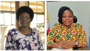 The Ministry of Karamoja under the Office of the Prime Minister (OPM) is run by Hon Mary Goretti Kitutu (L) and Agnes Nandutu (R), both from Eastern Uganda