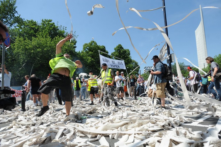 Taksówkarze protestowali przeciwko deregulacji ich zawodu