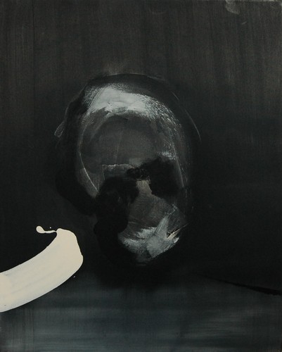 'Szkice do portretu 37', Cezary Bednarczyk, olej na płótnie, 50x40 cm