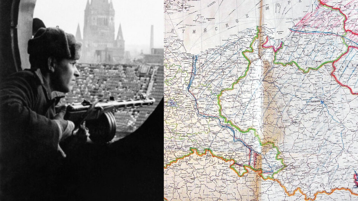 Wrocław podzielony jak Berlin. Ponura wizja podziału Polski ze starej mapy Stalina